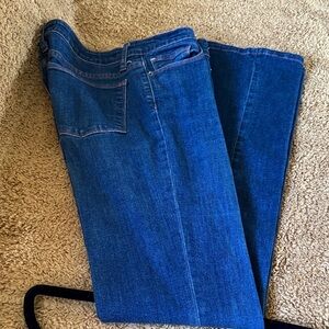 Women's Haala westerly straight Orange  copper stitching 30x34 used 1 time